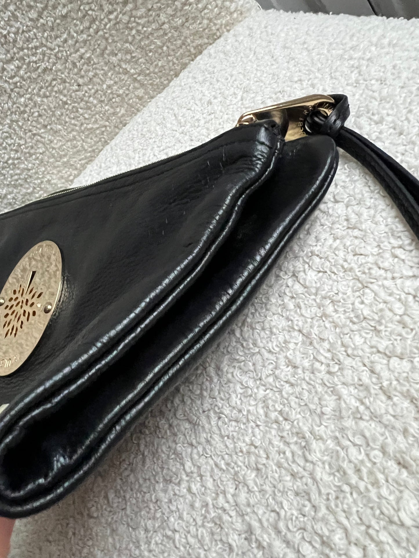 Mulberry Black Daria Clutch (RRP £550)