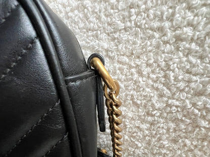Gucci GG Black Marmont Mini Shoulder Bag (RRP £1,360)