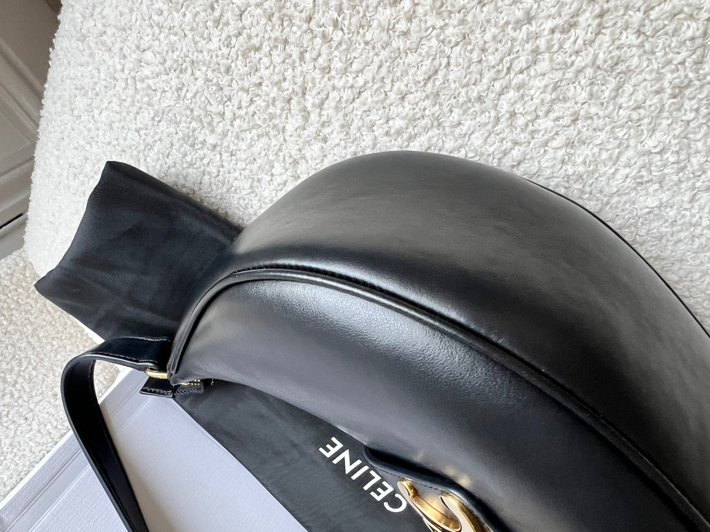 Celine Medium Ava Triomphe in Black (RRP £1850)