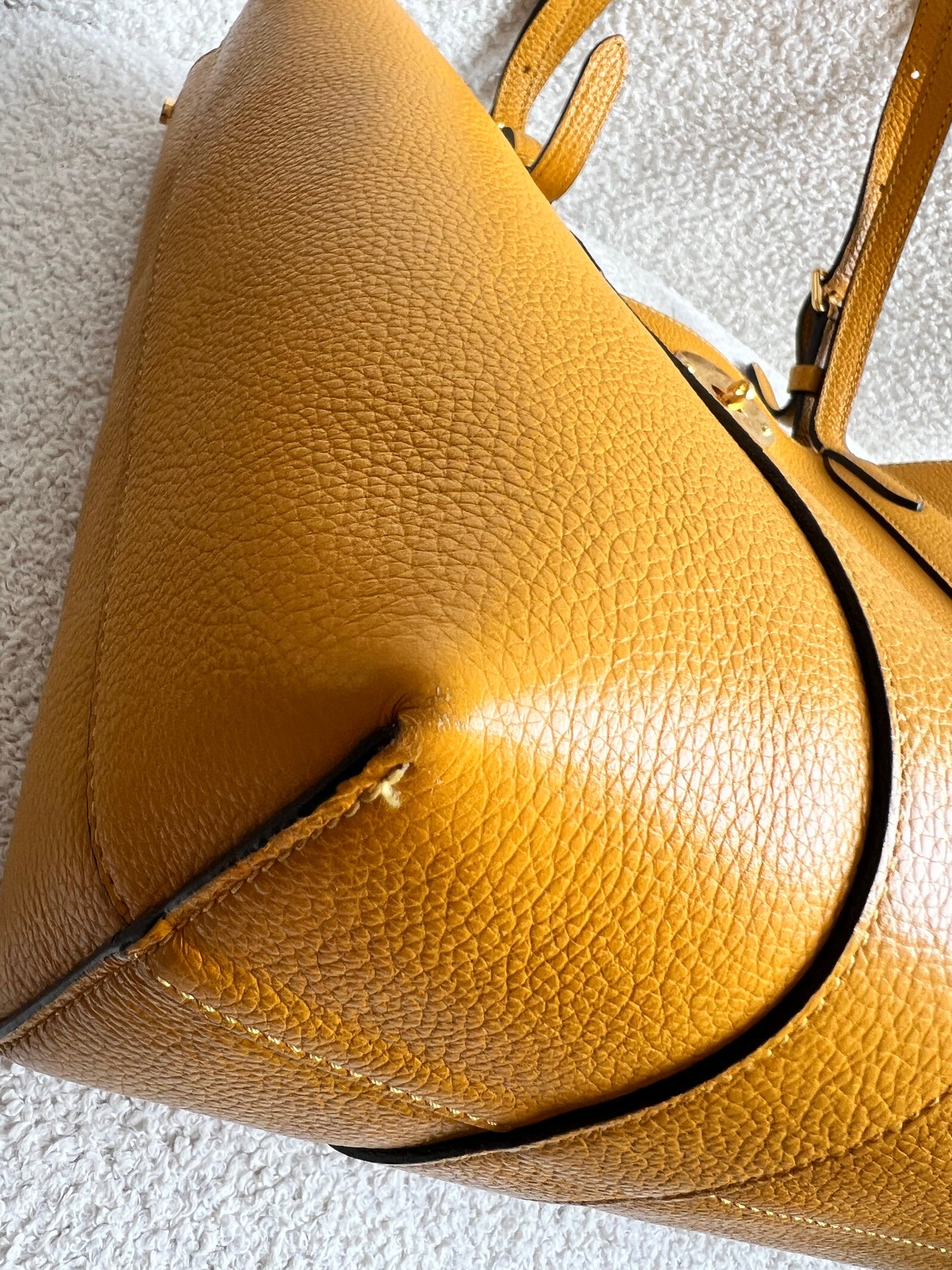 Mulberry Small Deep Amber Bayswater Tote (RRP £795)