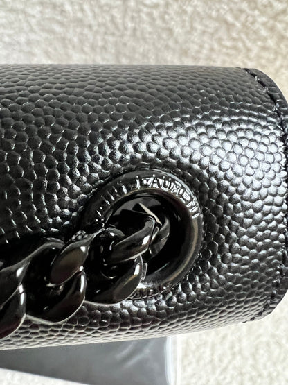 Yves Saint Laurent (YSL) Black on Black Mini Kate