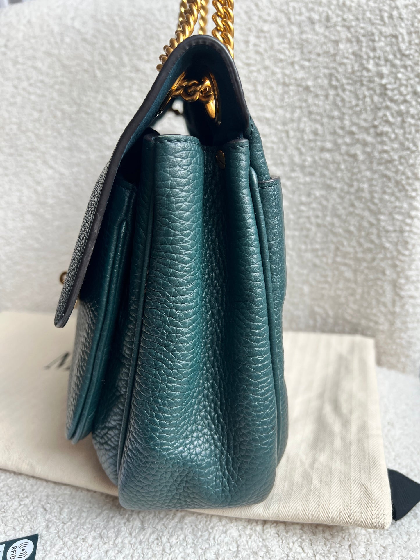 Mulberry Green Darley Shoulder Bag (RRP £1095)