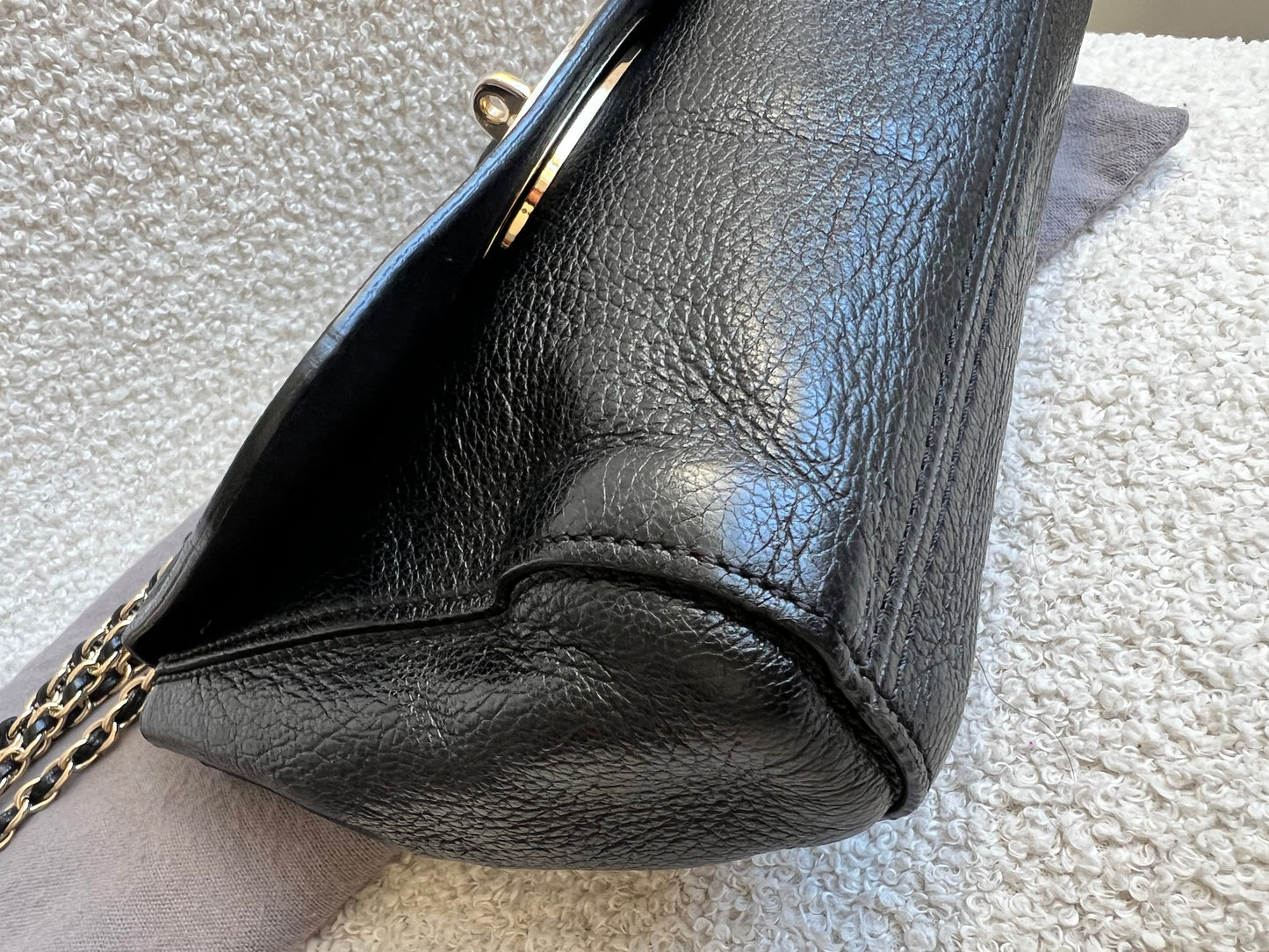Mulberry Black Regular Lily with Gold Hardware (RRP £995)