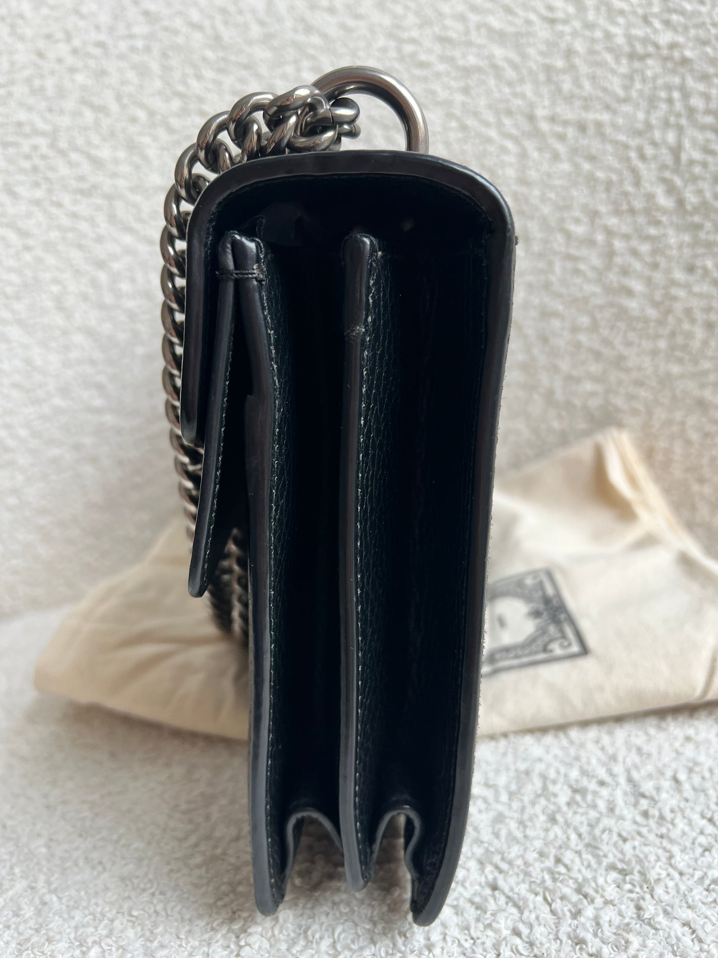 Gucci Dionysus GG Black Small Shoulder Bag (RRP £2,670)