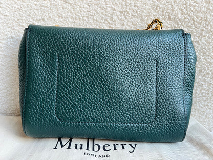 Mulberry Regular Lily in Mulberry Green Heavy Grain (RRP £1095)