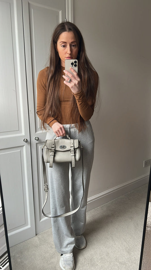 Mulberry Pale Grey Mini Alexa (RRP £1095)