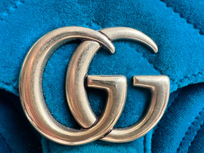 Gucci GG Mini Velvet Marmont Mini Shoulder Bag (RRP £1295)