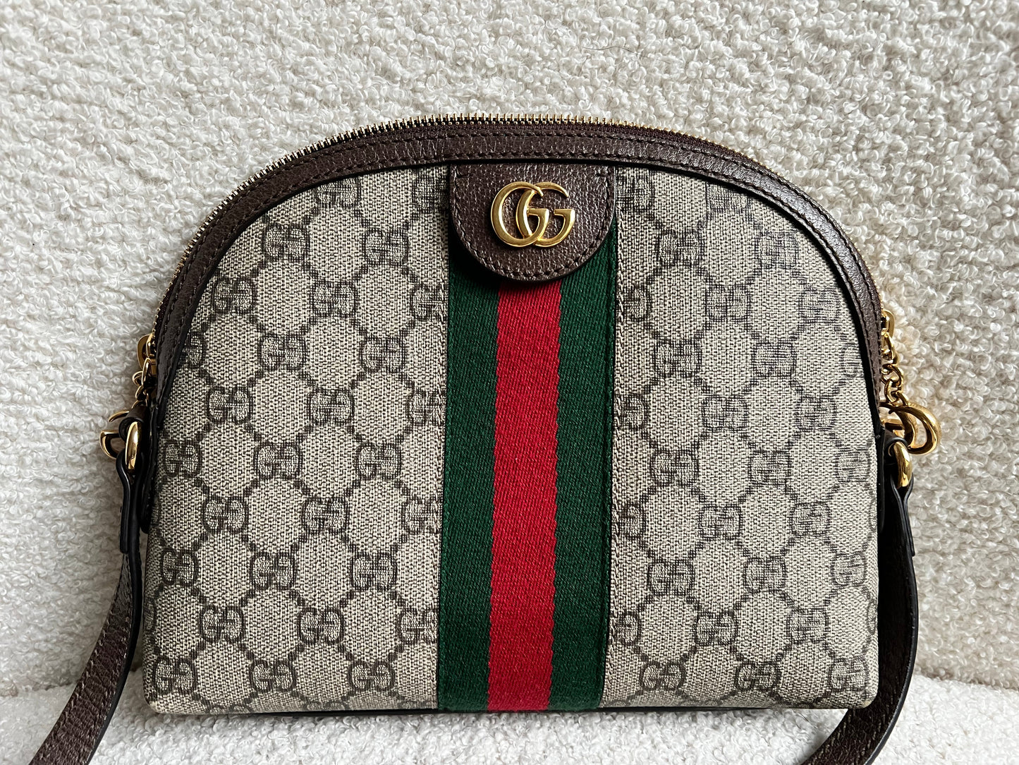 Gucci Ophidia GG Supreme Rounded Top Shoulder Bag (RRP £1,380)