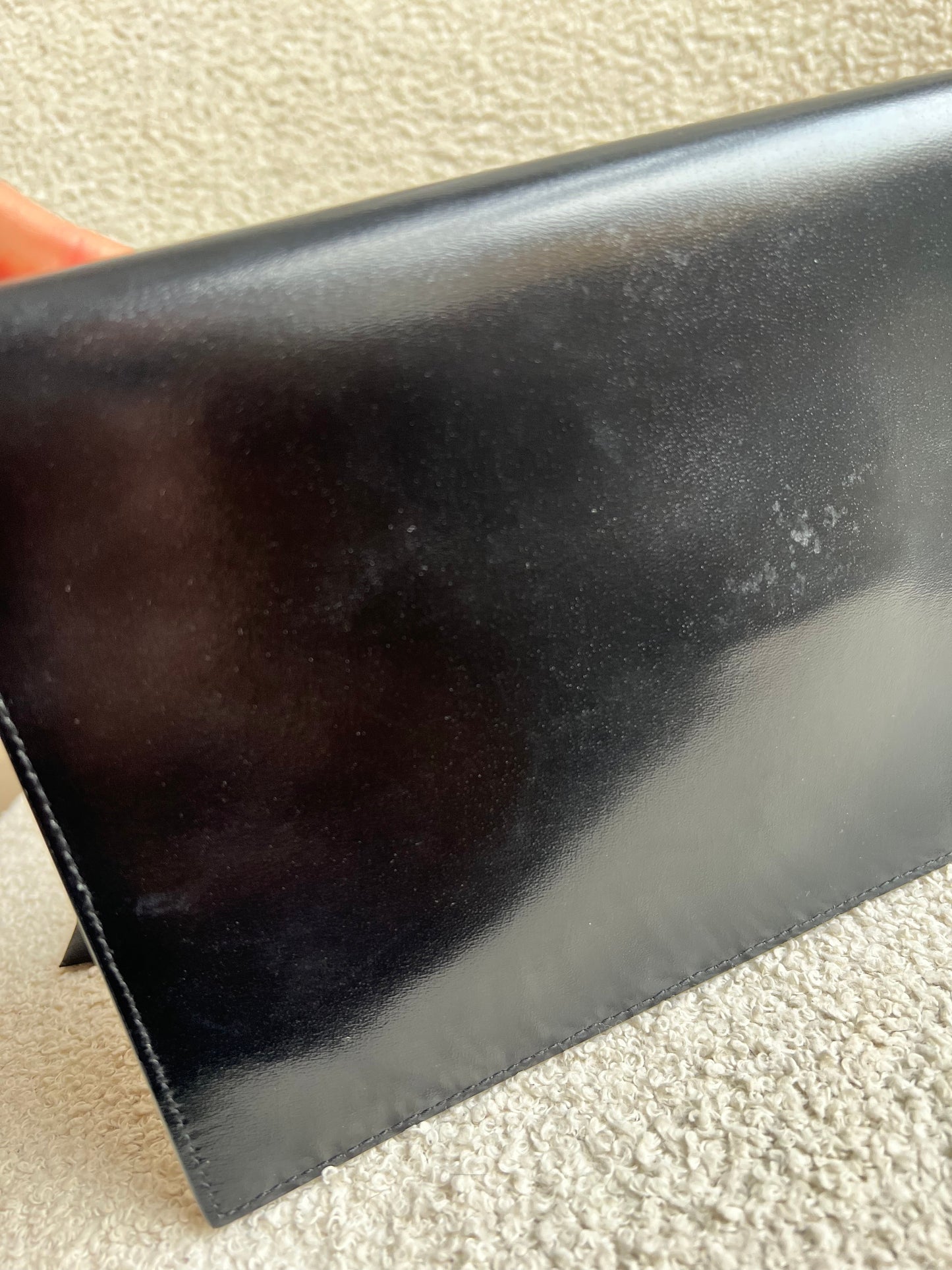 Yves Saint Laurent (YSL) Black Uptown Pouch Clutch (RRP £580)