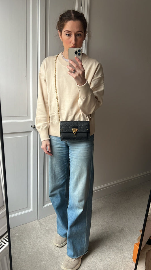 Louis Vuitton Black Empreinte Vavin Chain Wallet (RRP £1430)