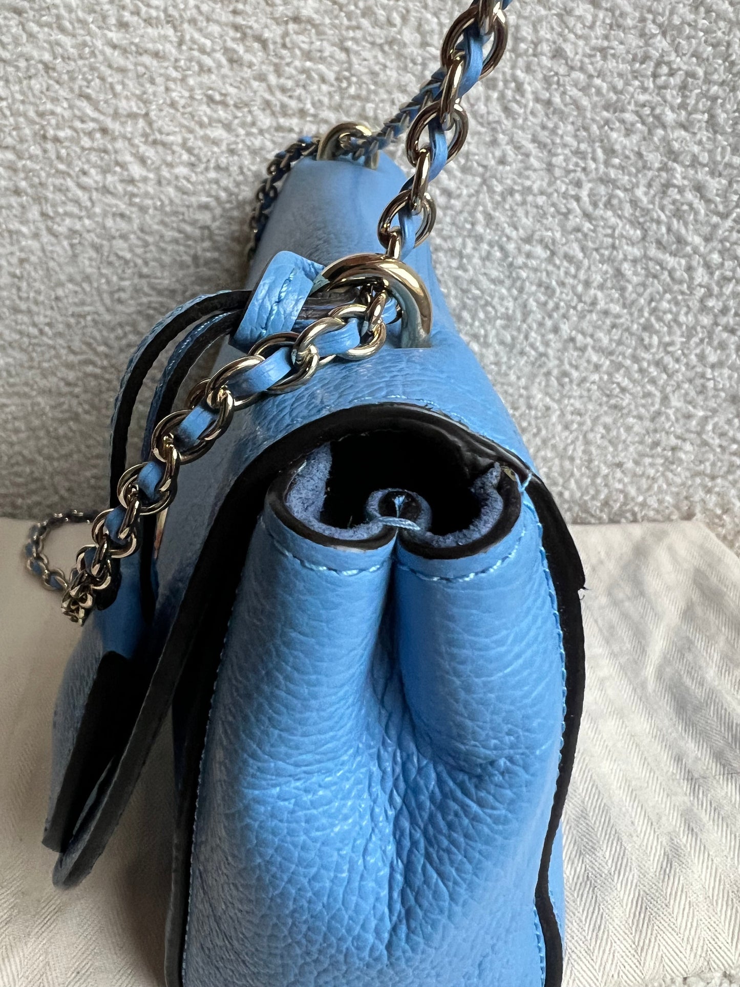 Mulberry Cornflower Blue Regular Lily with Gold Hardware (RRP £995)