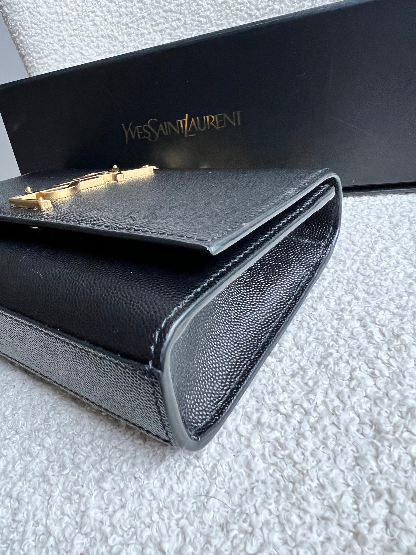 Yves Saint Laurent (YSL) Black Small Kate with Gold Hardware (RRP £1,550)