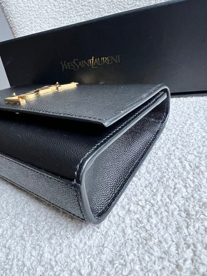 Yves Saint Laurent (YSL) Black Small Kate with Gold Hardware (RRP £1,550)