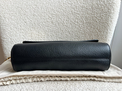 Mulberry Black Medium Lily with Gold Hardware (RRP £1095)