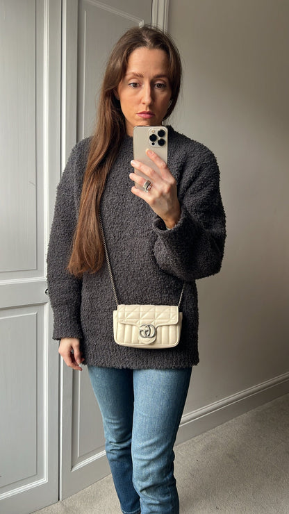 Gucci GG Cream Marmont Super Mini Aria Shoulder Bag (RRP £985)