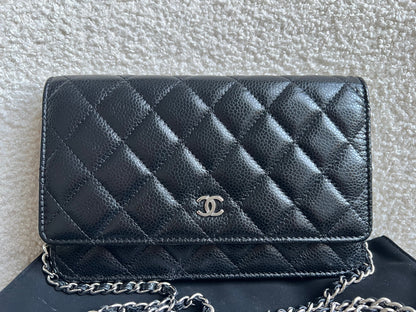 Chanel Black Caviar Wallet on Chain (RRP £2,930)