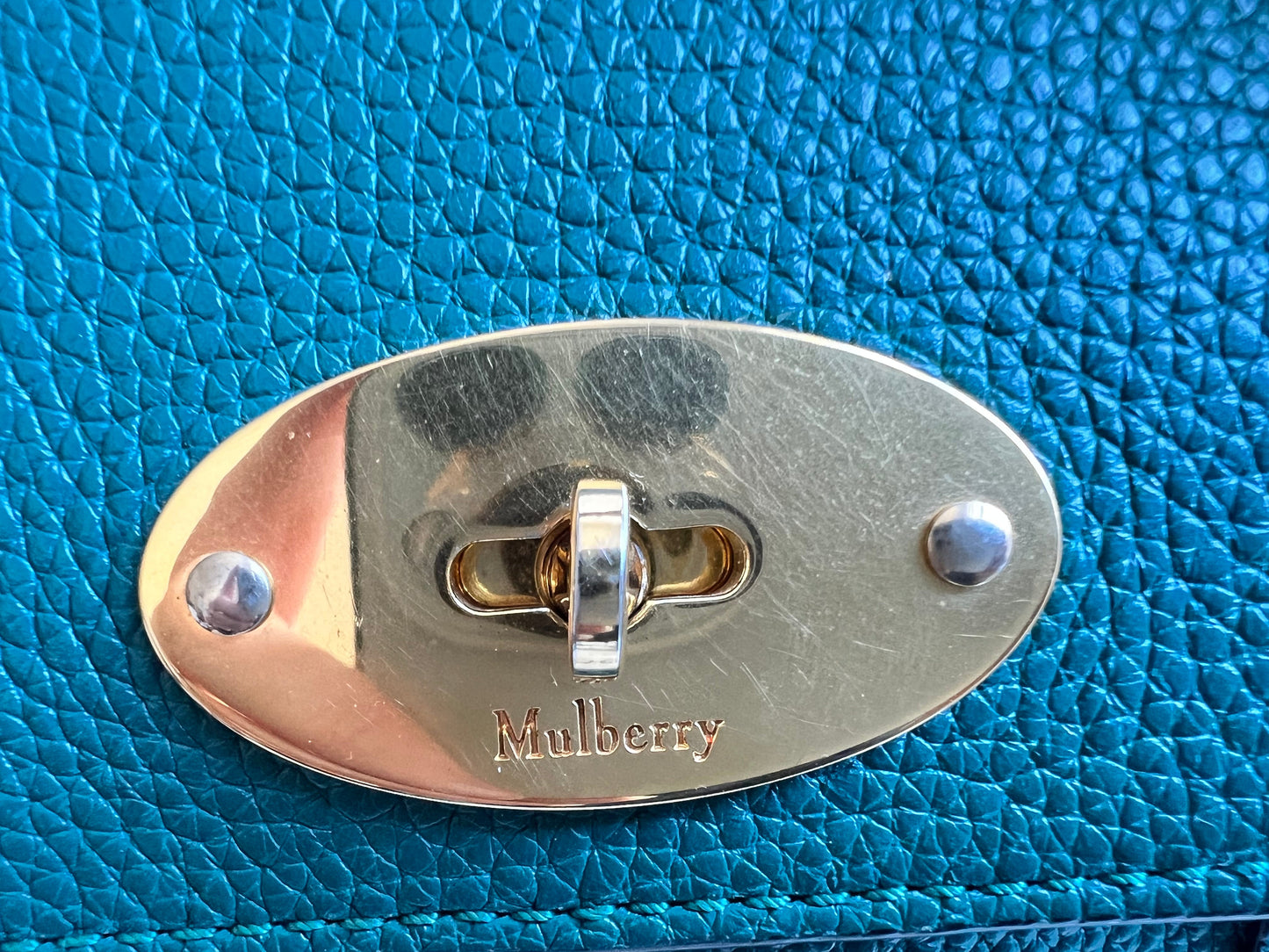 Mulberry Ocean Green Small Bayswater Satchel (RRP £995)