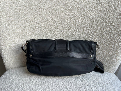 Prada Vintage Nylon Buckle Shoulder Bag