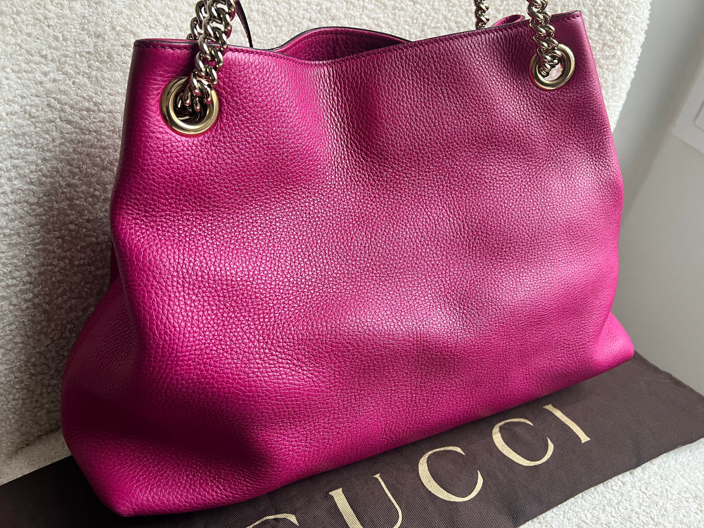 Gucci Pink Soho Chain Tote (RRP £1350)