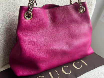 Gucci Pink Soho Chain Tote (RRP £1350)