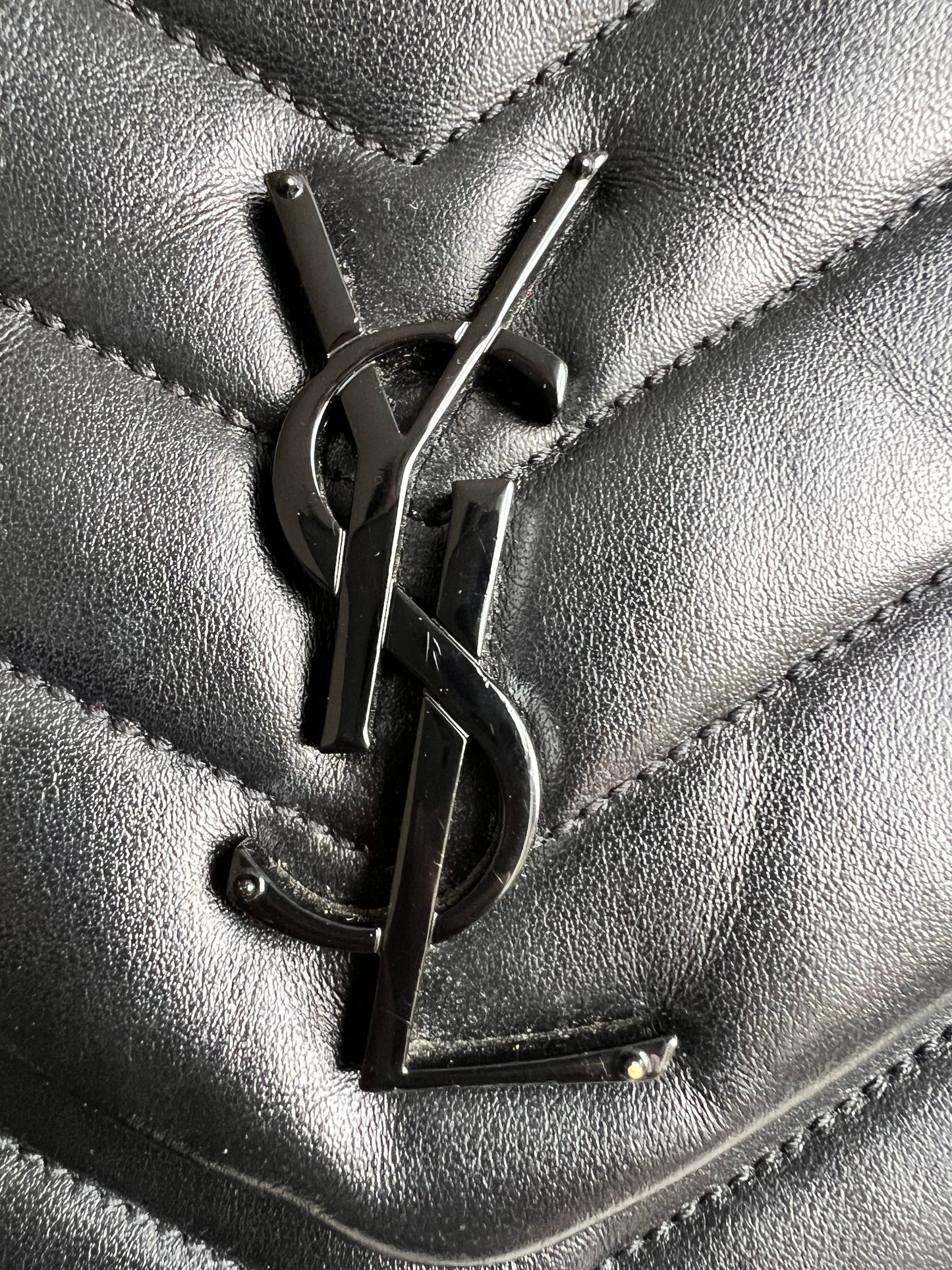 Yves Saint Laurent (YSL) Medium Black on Black LouLou (RRP £2,150)