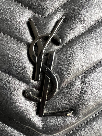 Yves Saint Laurent (YSL) Medium Black on Black LouLou (RRP £2,150)