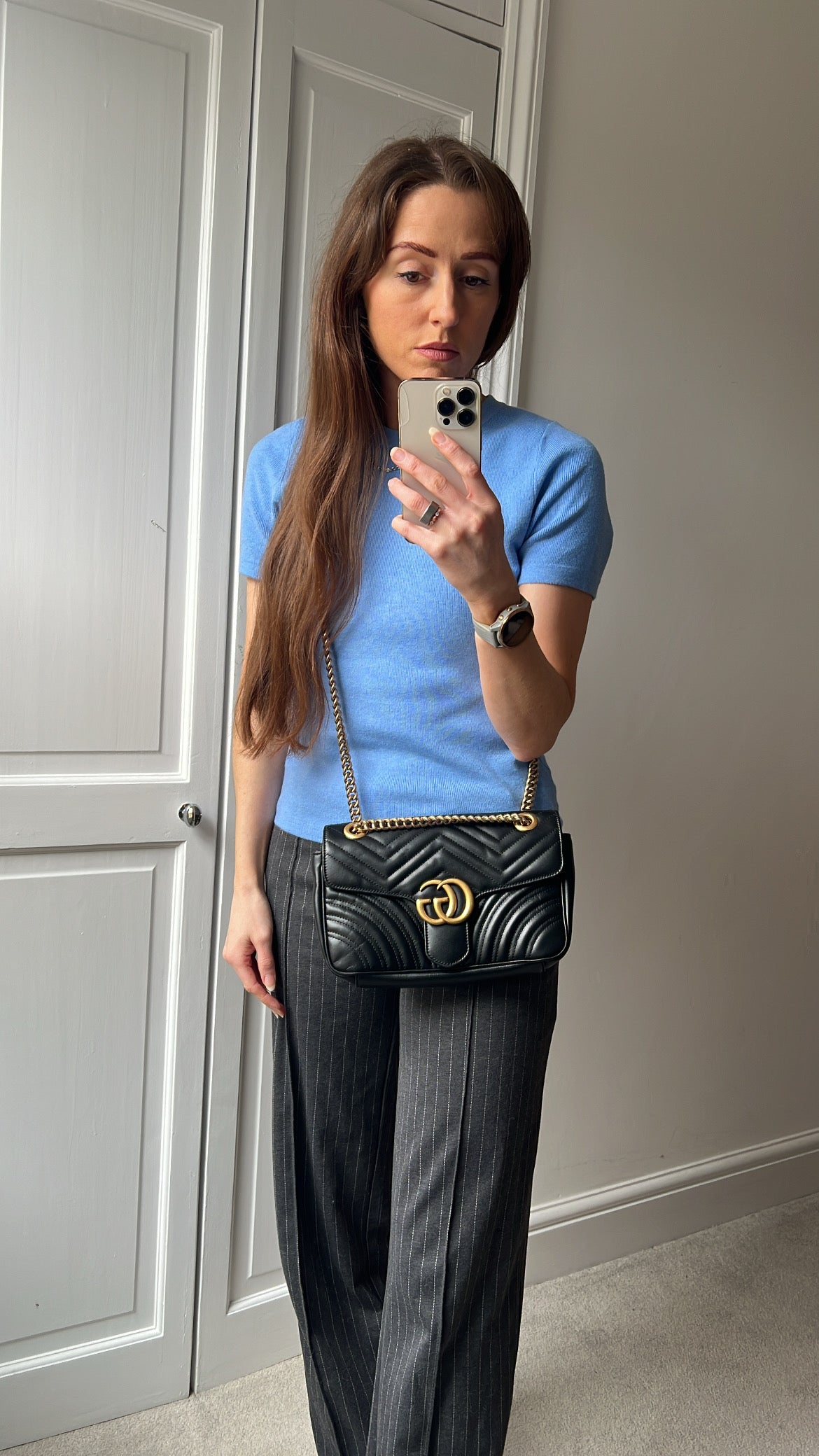 Gucci GG Black Marmont Small Shoulder Bag (RRP £2070)