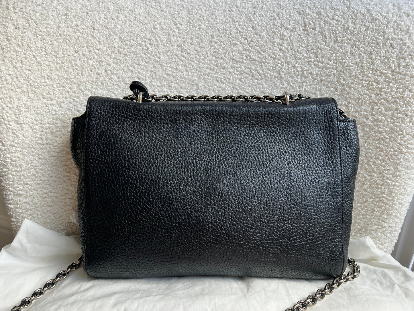 Mulberry Black Medium Lily with Silver Hardware (RRP £1095)