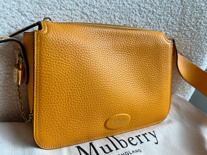 Mulberry Billie in Double Yellow Small Classic Grain (RRP £895)