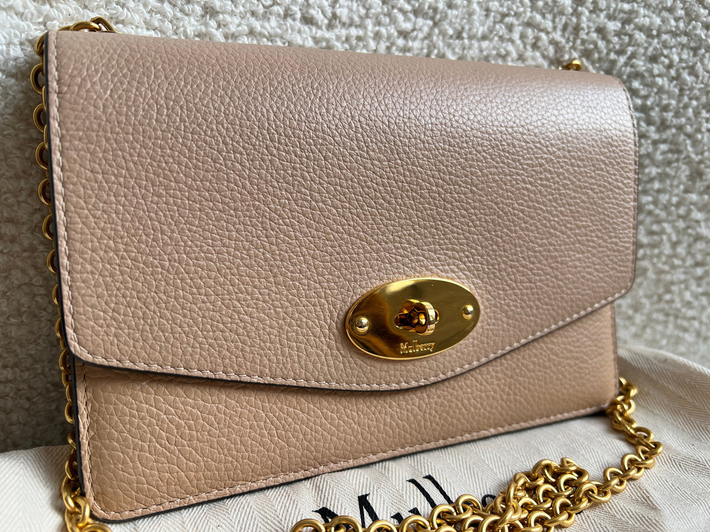 Mulberry Rosewater Small Darley Shoulder Bag (RRP £695)