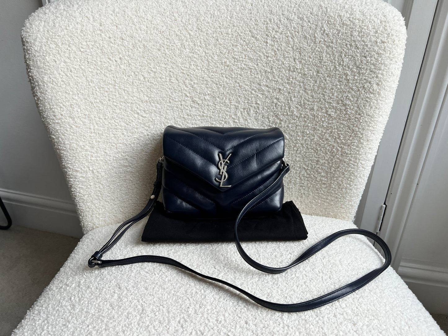 Yves Saint Laurent (YSL) Navy Blue Toy Lou Lou (RRP £1350)