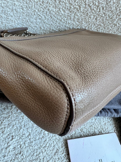 Mulberry Mushroom Grey Regular Lily with Silver Hardware (RRP £995)