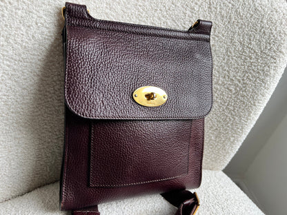 Mulberry Medium Oxblood Antony (RRP £695)