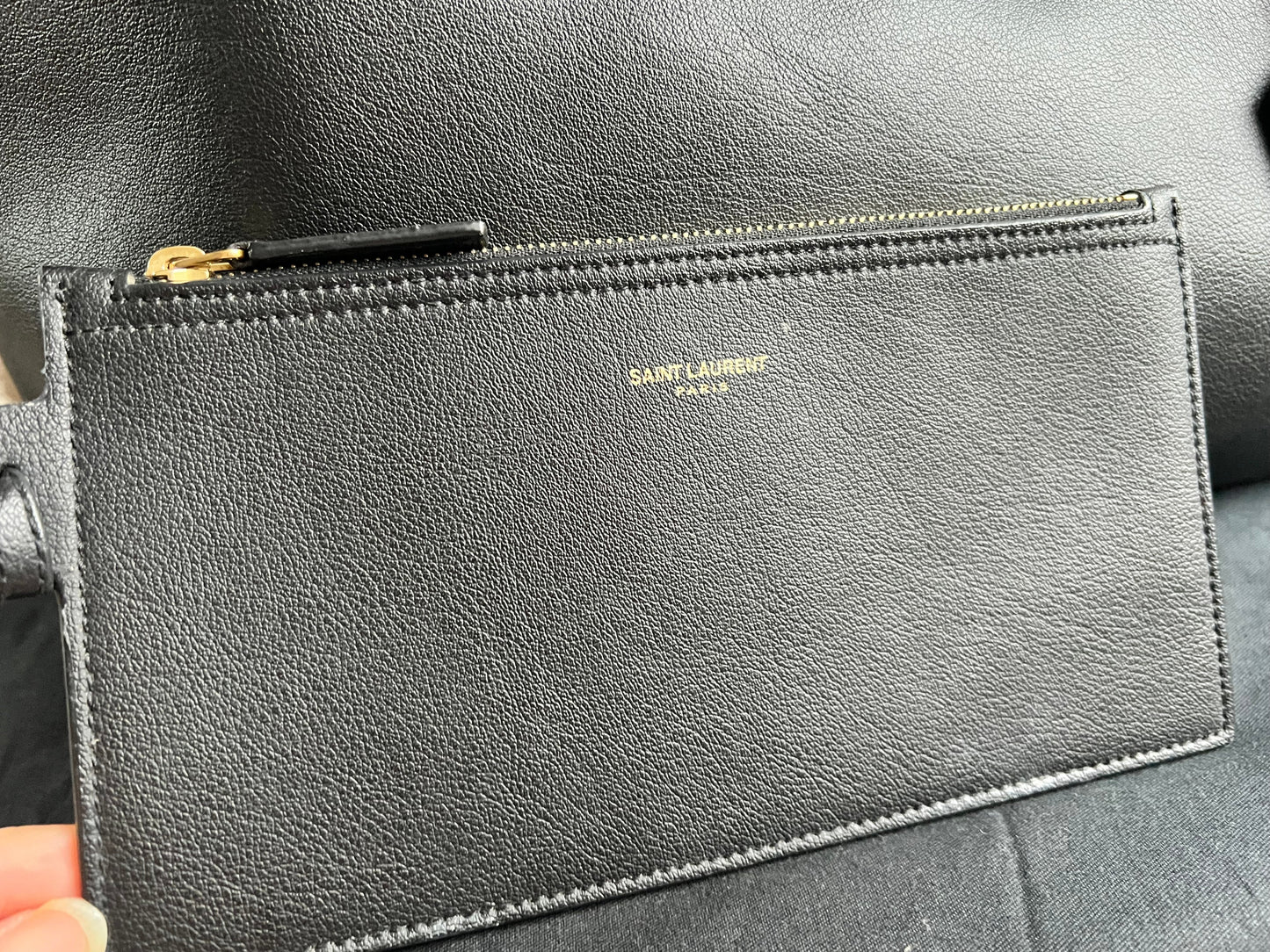 Yves Saint Laurent (YSL) Black E/W Shopping Tote (RRP £1115)