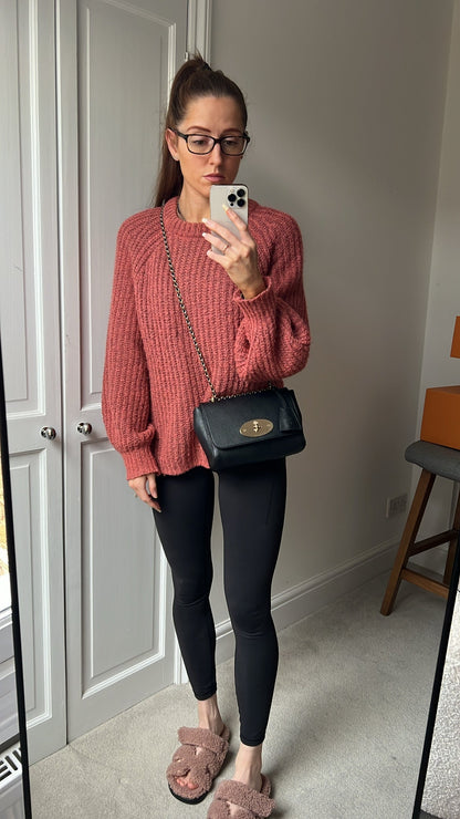 Mulberry Black Regular Lily with Gold Hardware (RRP £995)
