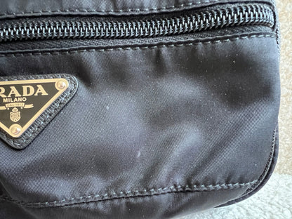 Prada Black Nylon Mini Belt Bag