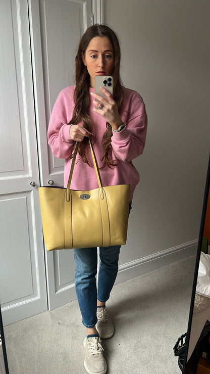 Mulberry Mustard Yellow Bayswater Tote (RRP £795)