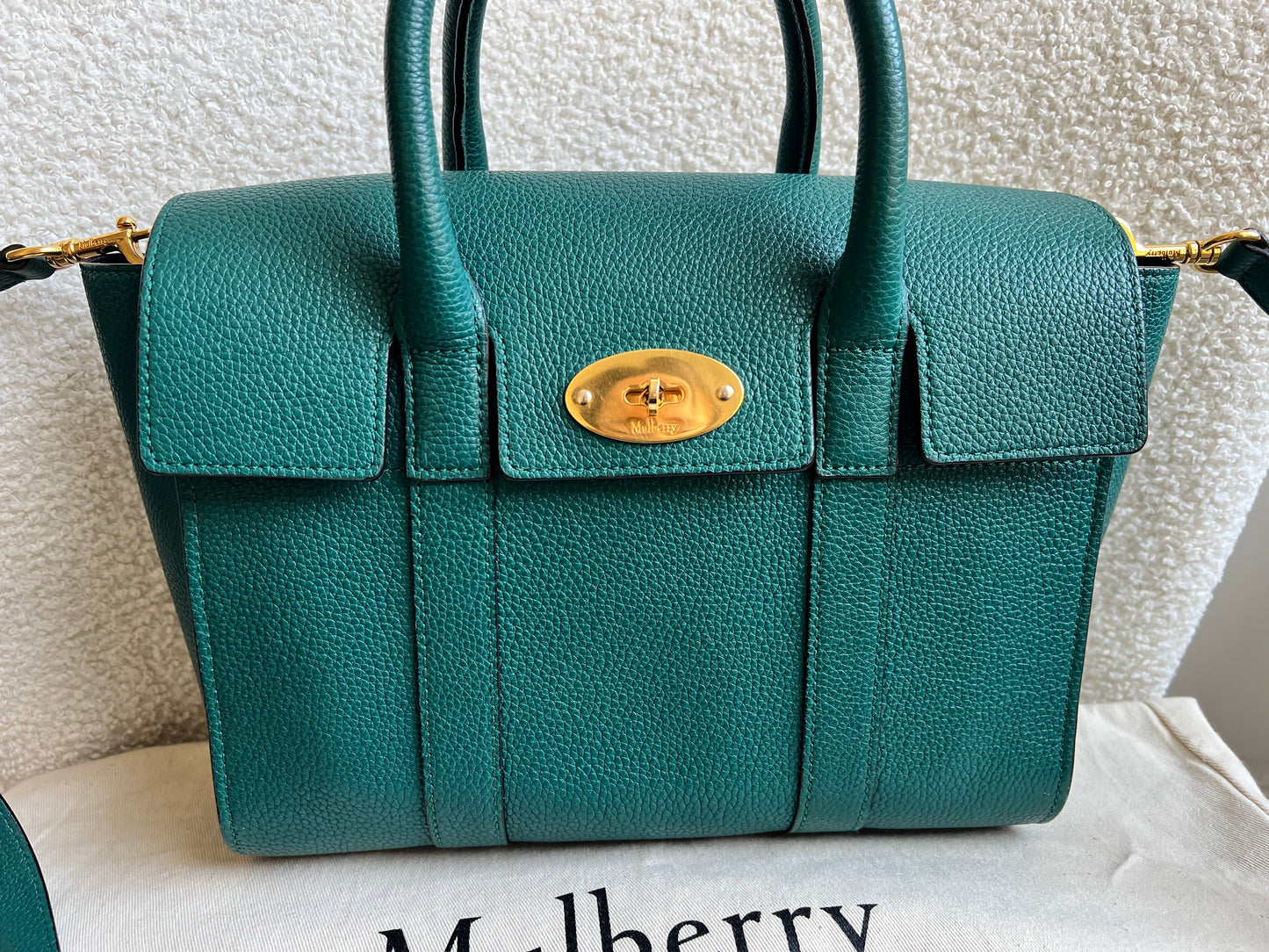 Mulberry Ocean Green Small Bayswater Satchel (RRP £995)