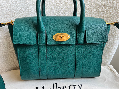 Mulberry Ocean Green Small Bayswater Satchel (RRP £995)
