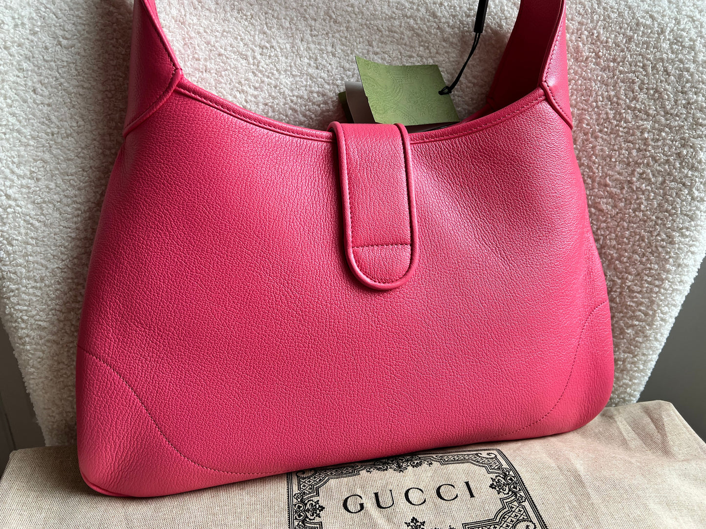 Gucci Pink Large Aphrodite Shoulder Bag (RRP £1760)