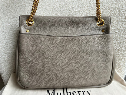 Mulberry Solid Grey Darley Shoulder Bag (RRP £1095)