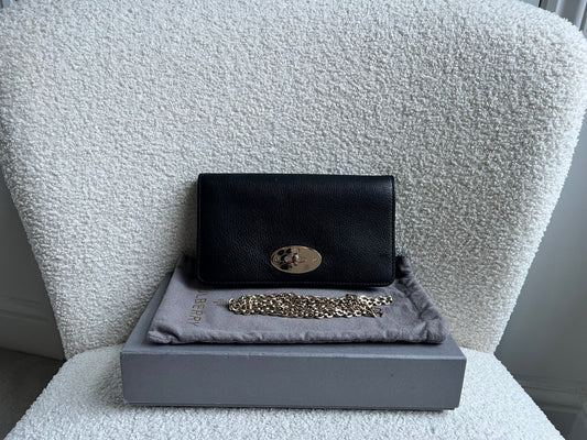 Mulberry Black Bayswater Clutch (RRP £495)