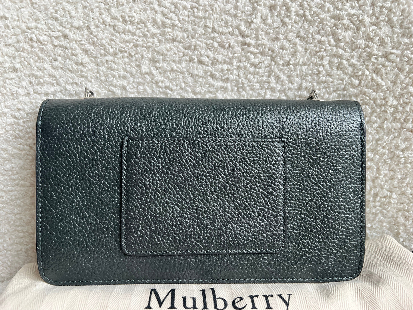 Mulberry Grey Bayswater Clutch (RRP £495)