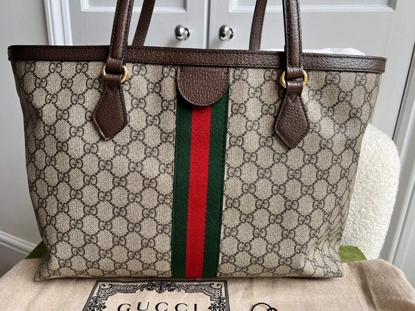 Gucci Ophidia GG Supreme Medium Tote (RRP £1440)