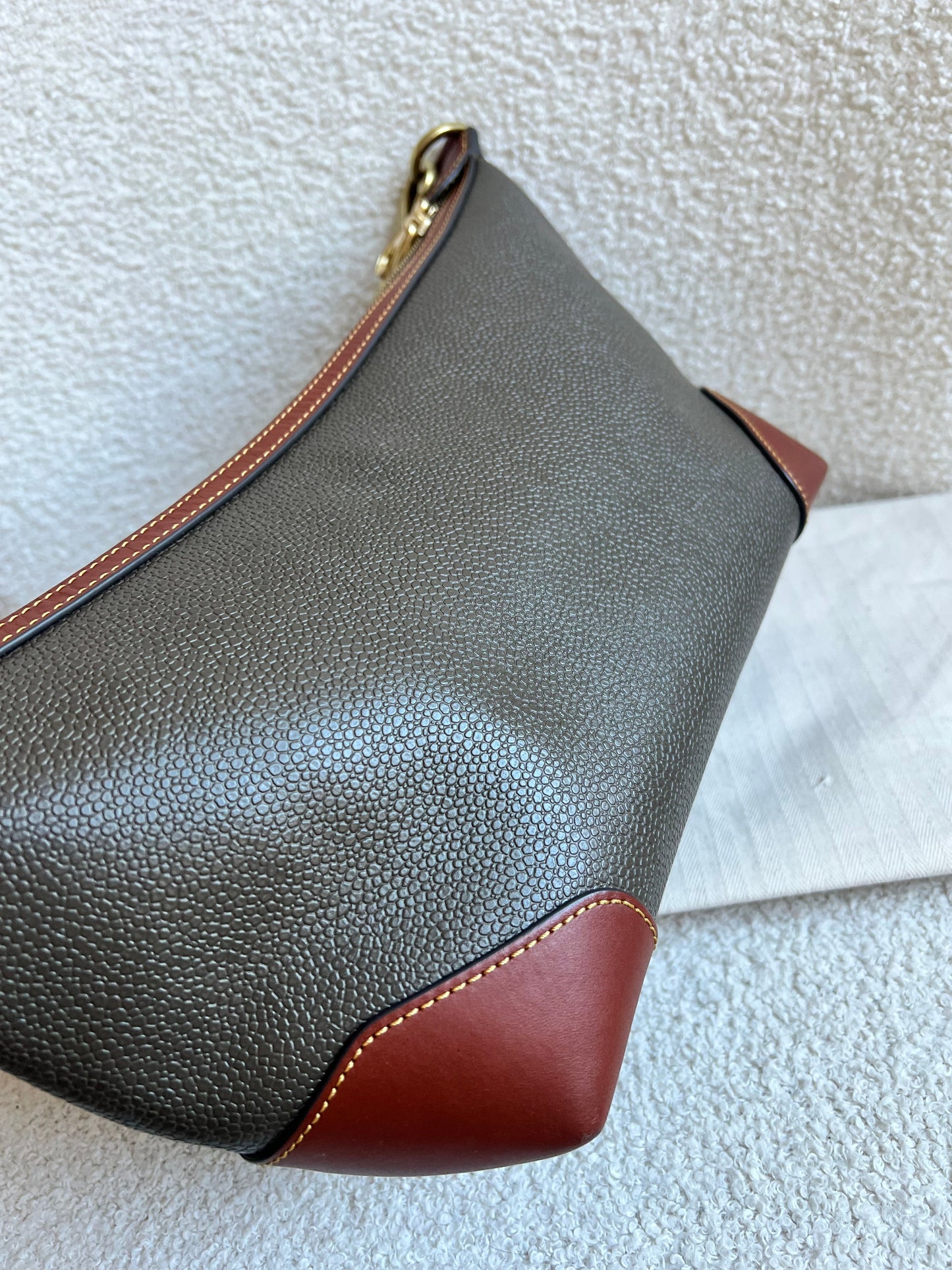 Mulberry Heritage Crossbody Clipper Eco Cognac Scotchgrain