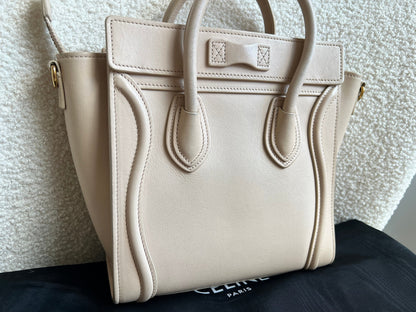 Celine Cream Nano Luggage Bag (RRP £1750)