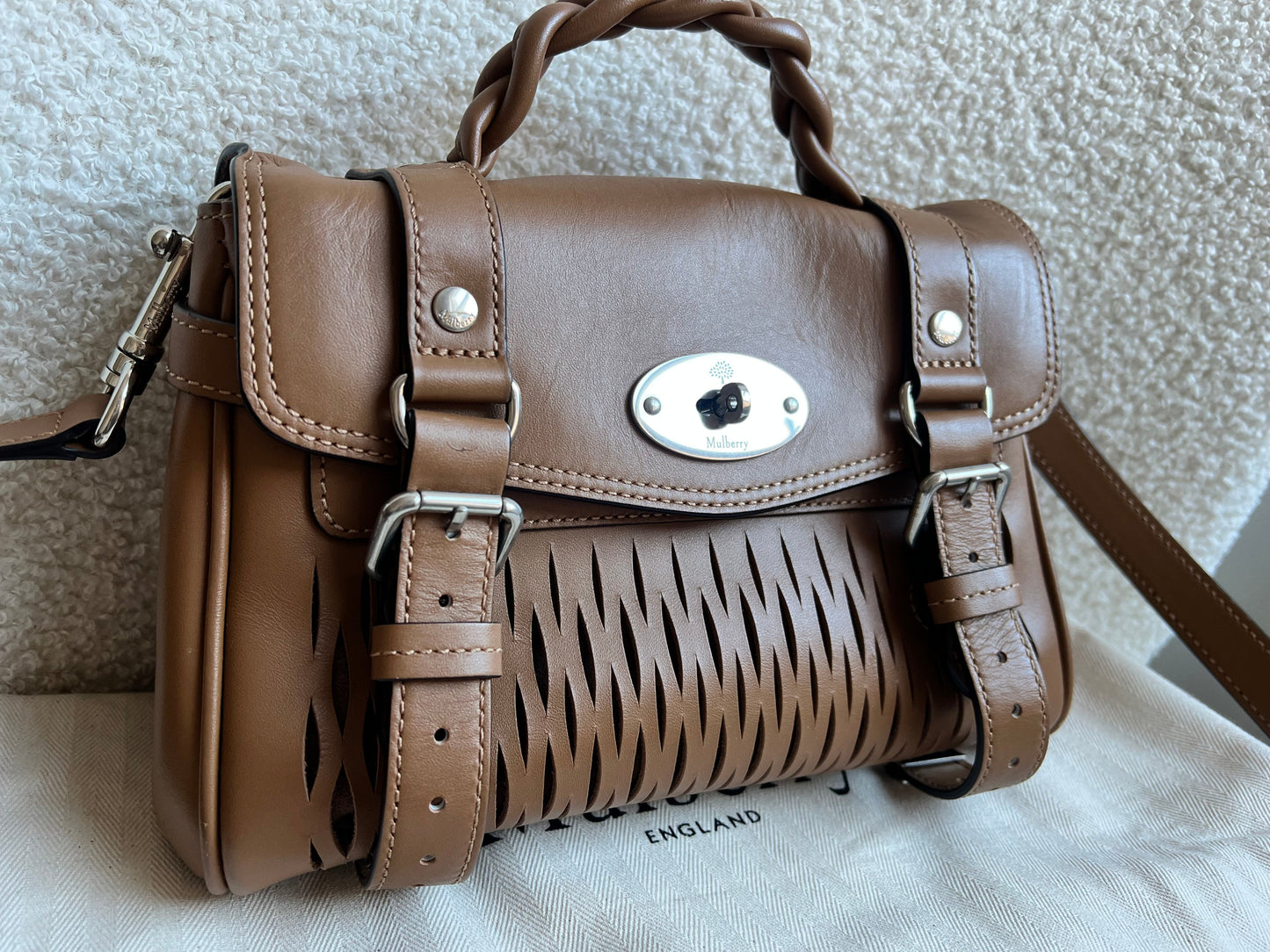 Mulberry Teak Mini Alexa (RRP £995)