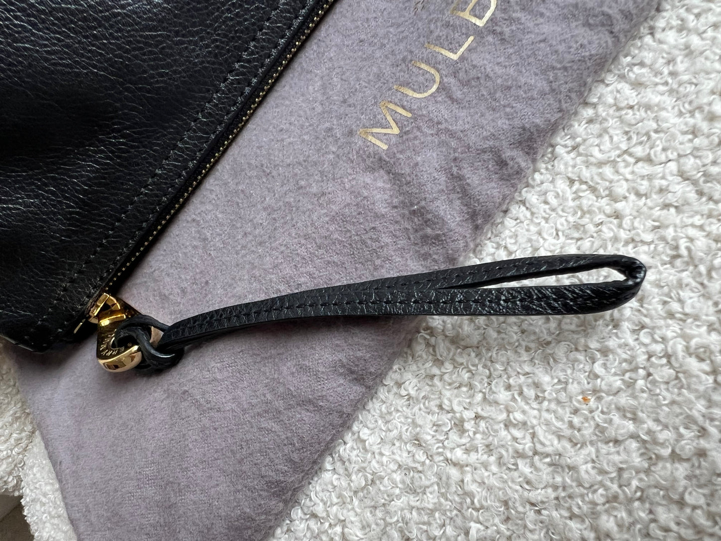 Mulberry Black Daria Clutch (RRP £550)