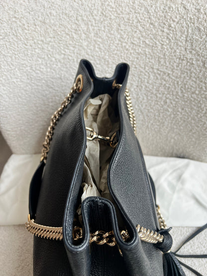Gucci Black Soho Chain Tote (RRP £1350)