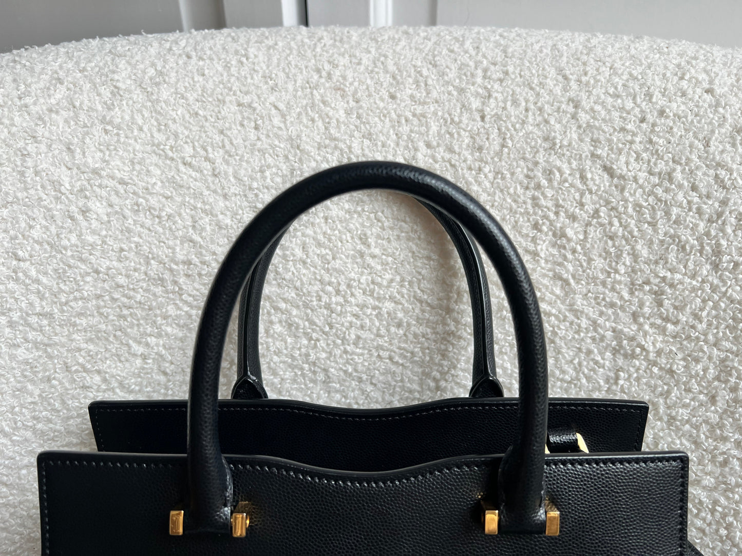 Yves Saint Laurent (YSL) Small Black Uptown Tote Shoulder Bag (RRP £1650)